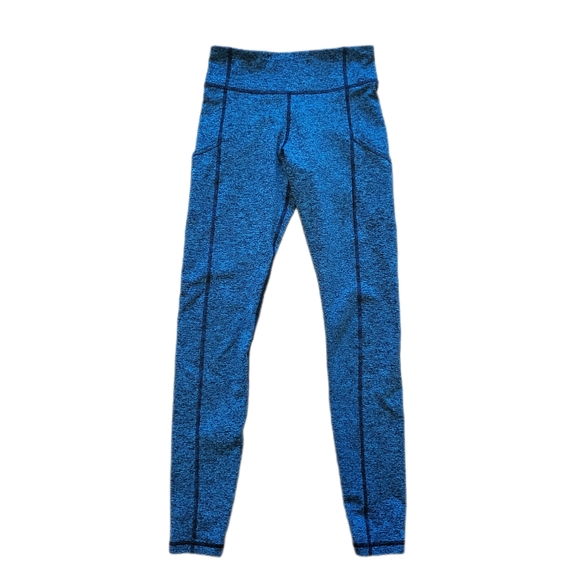 Express Pants - Express EXP Turquoise and Black Activewear Workout Leggings with Pockets Size XS